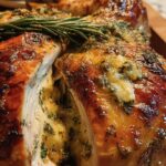 Roasted Garlic Butter Spatchcock