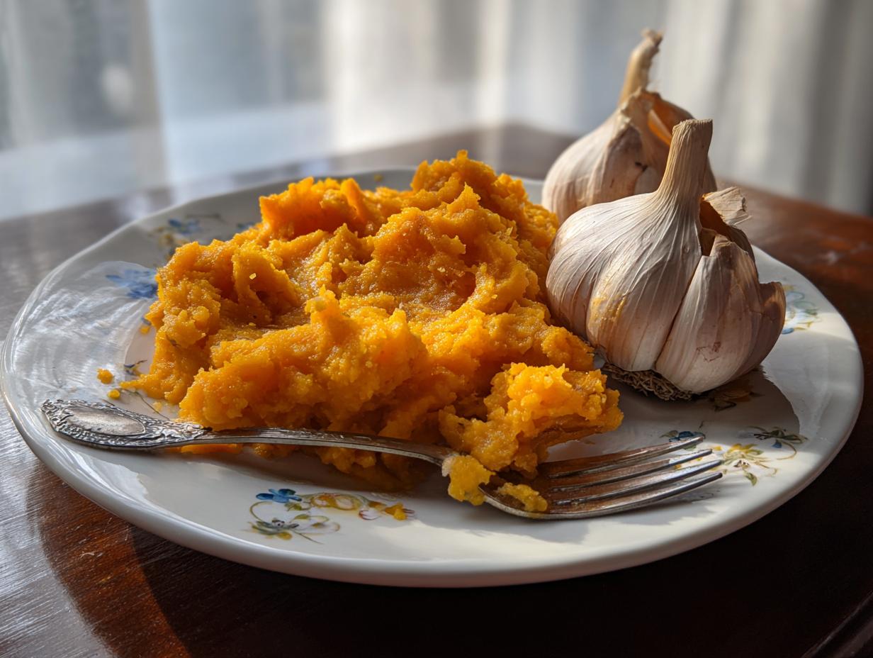 Roasted Garlic Mashed Butternut: 1 Irresistible Recipe 6 Roasted Garlic Mashed Butternut: 1 Irresistible Recipe - Roasted Garlic Mashed Butternut - additional detail