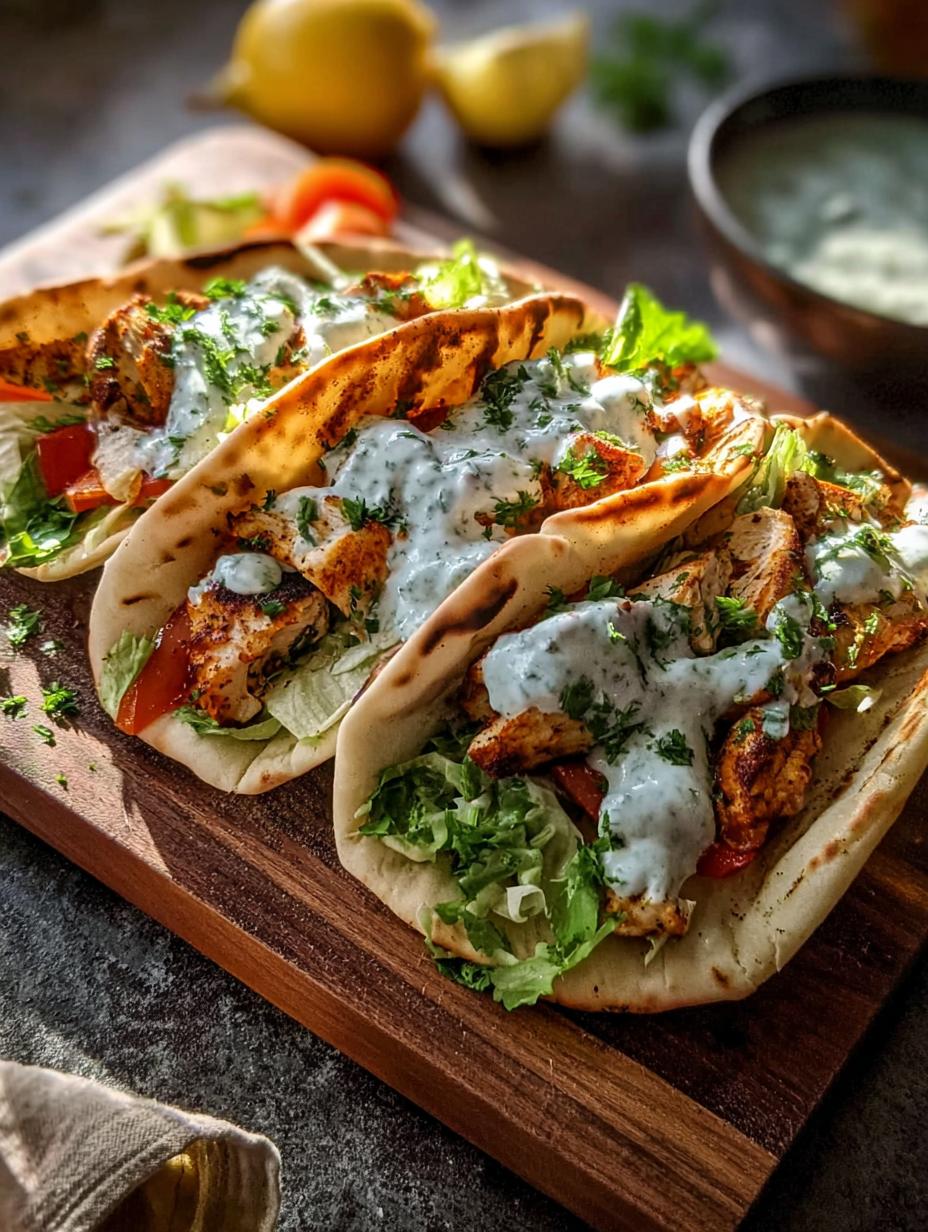 Sheet Pan Chicken Pitas