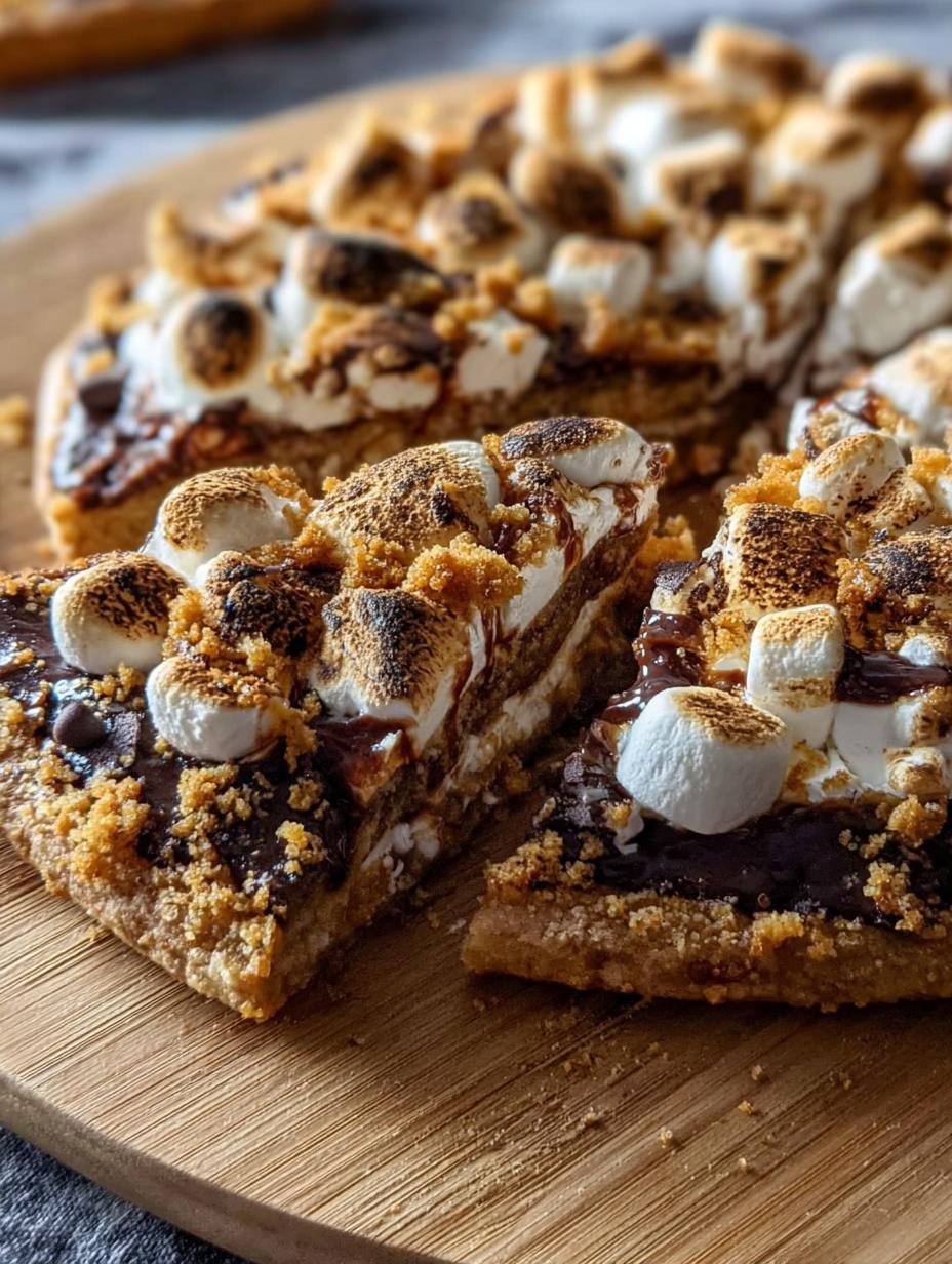 Smores Pizza: Gooey, Delicious Campfire Treat (1/2 hr) - Smores Pizza - main visual representation