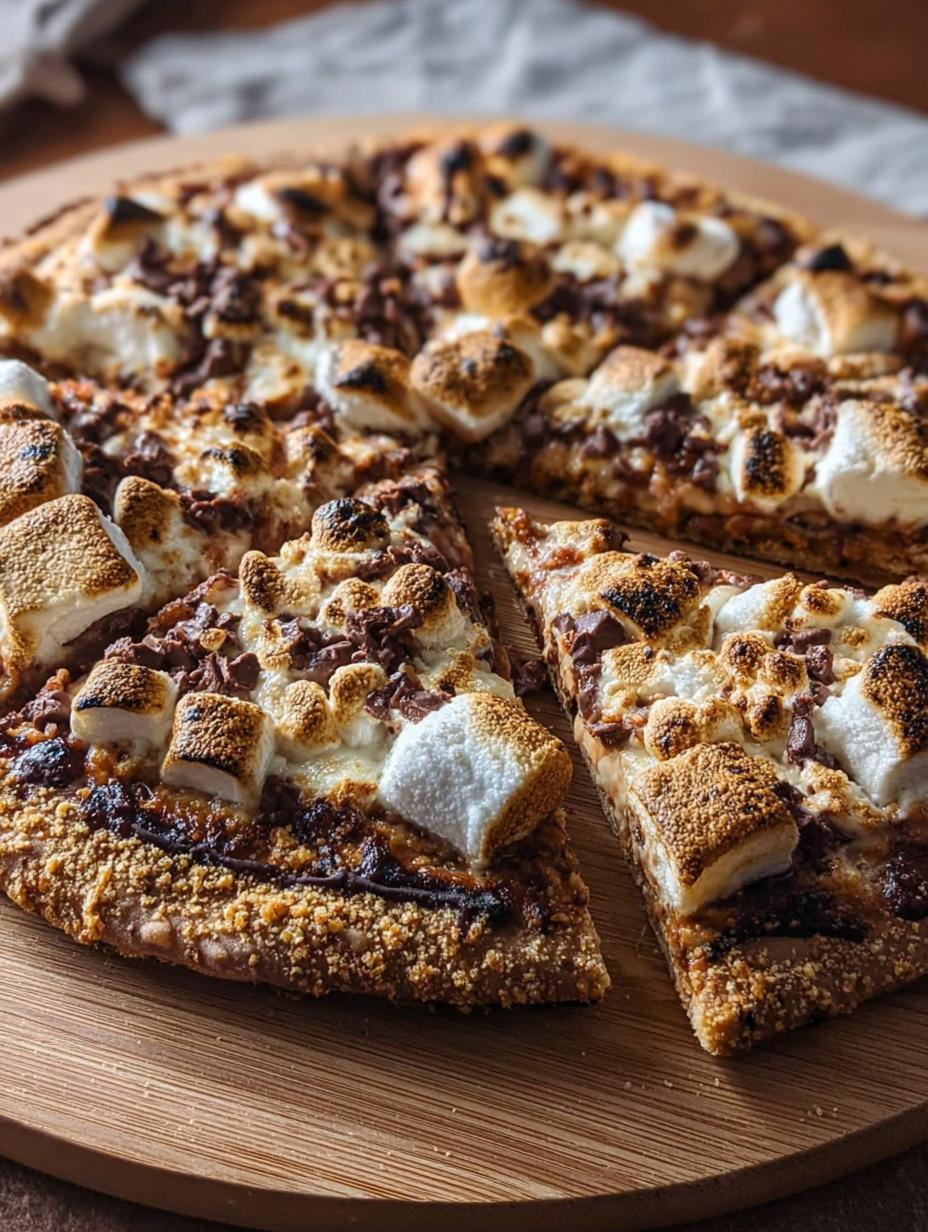 Smores Pizza: Gooey, Delicious Campfire Treat (1/2 hr) - Smores Pizza - additional detail