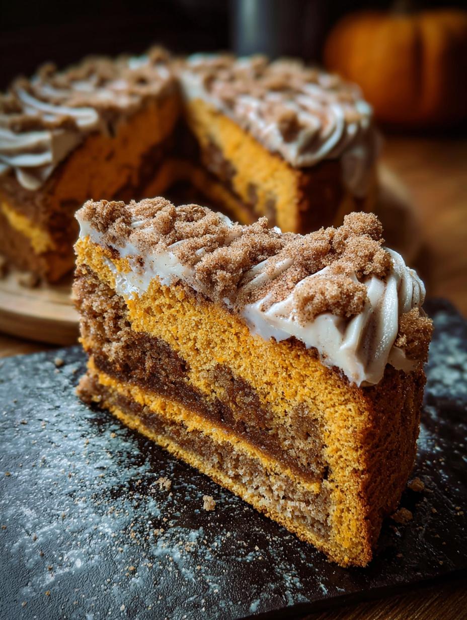 Sourdough Pumpkin Coffee Cake