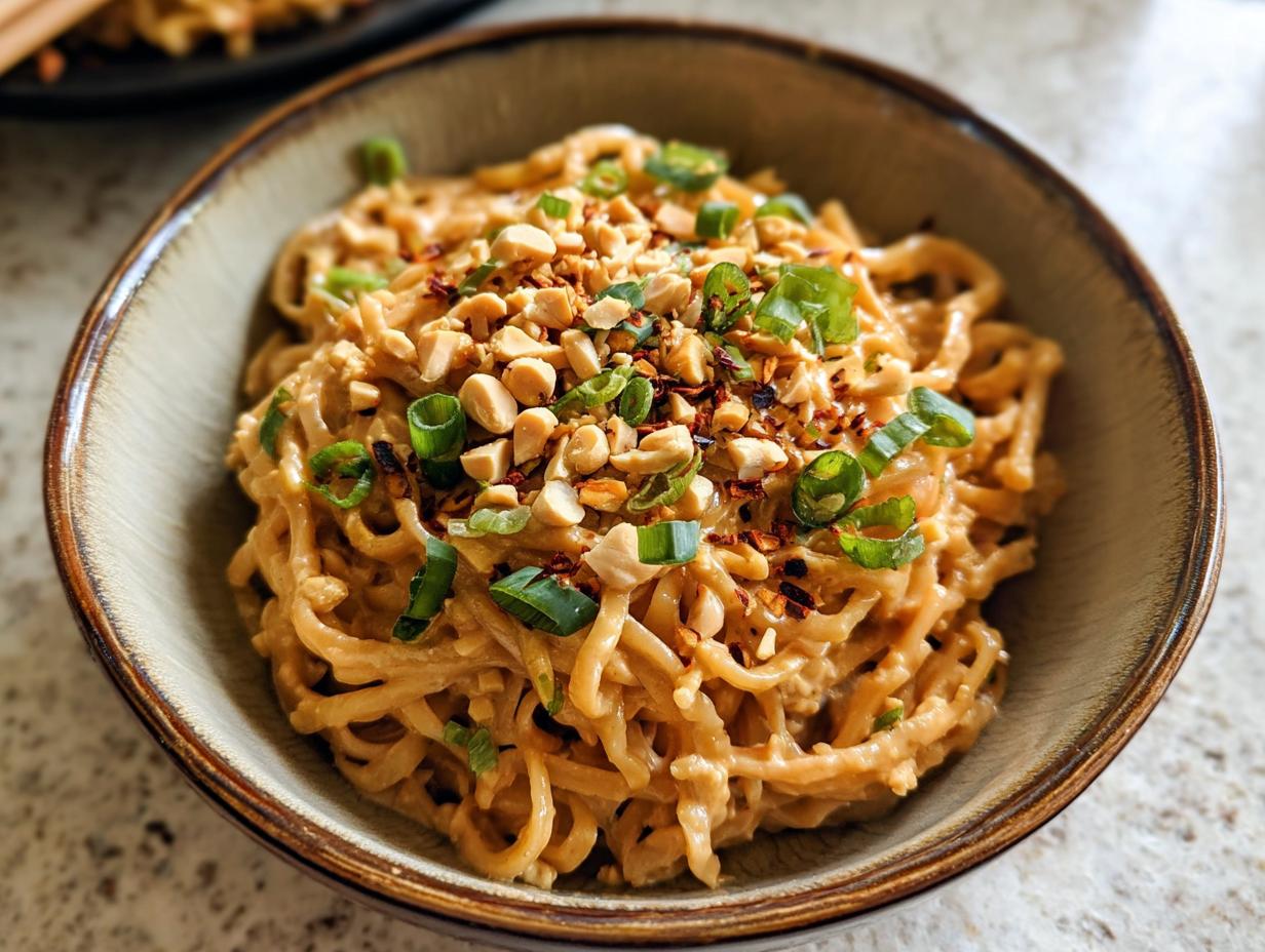 Spicy Peanut Butter Noodles: Amazing 20-Min Recipe - Spicy Peanut Butter Noodles - main visual representation