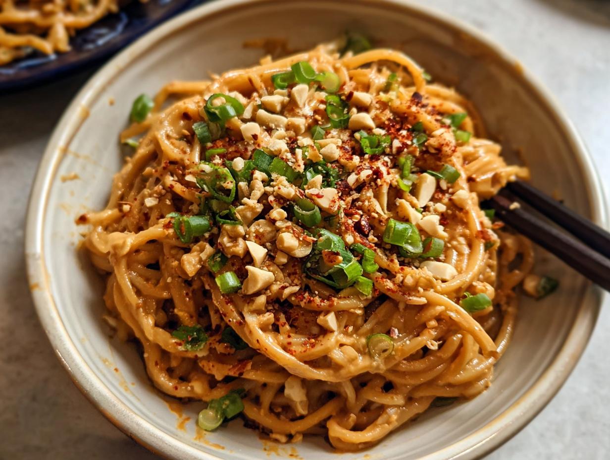 Spicy Peanut Butter Noodles