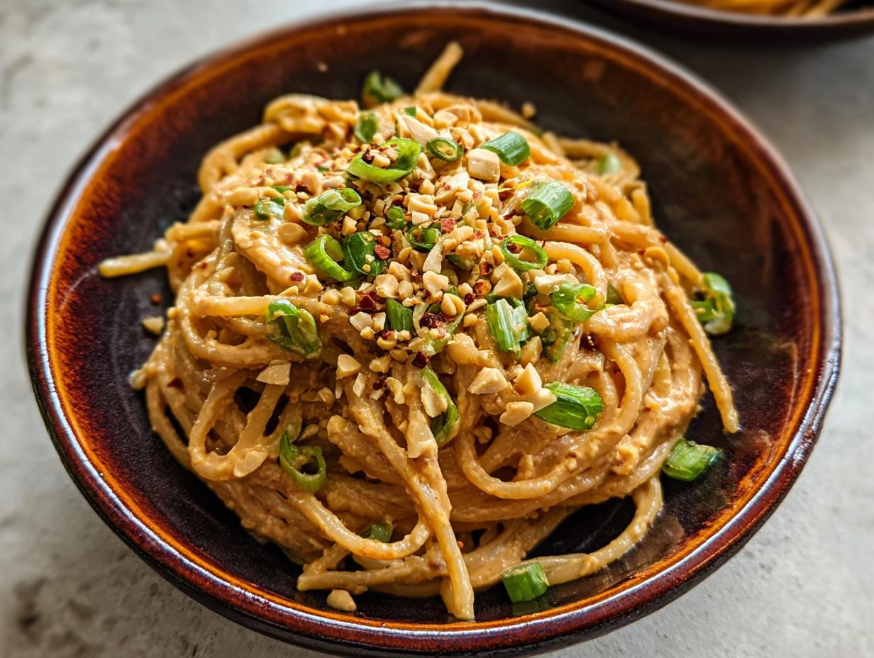 Spicy Peanut Butter Noodles