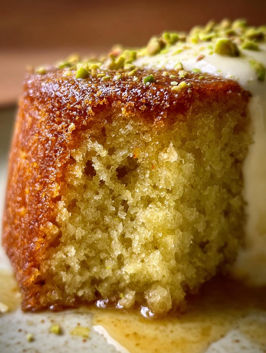 Amazing Sticky Pistachio Sponge Pudding 6 Amazing Sticky Pistachio Sponge Pudding - Sticky Pistachio Sponge Pudding - additional detail