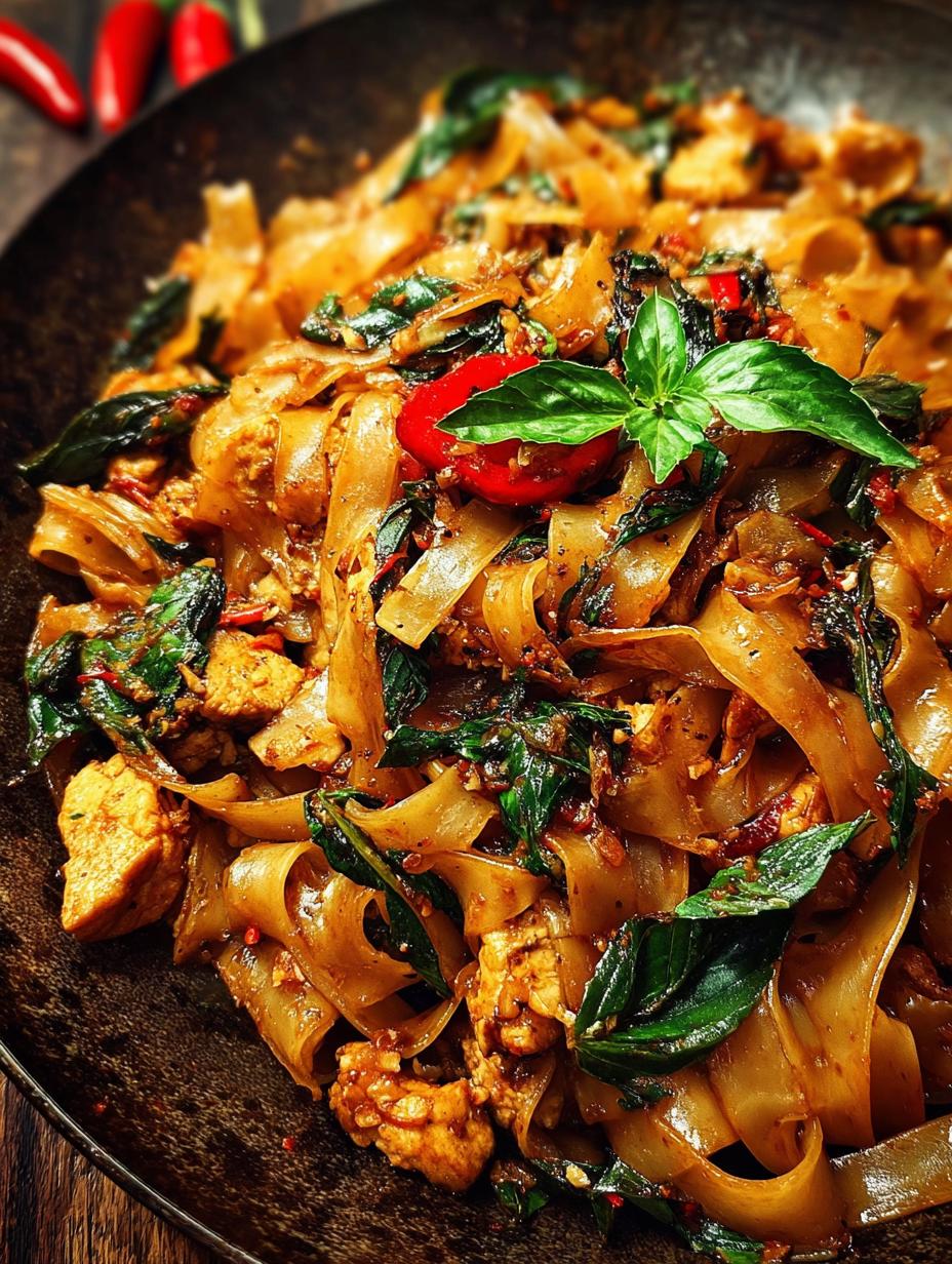 Street Style Thai Drunken: 1 Quick Recipe - Street Style Thai Drunken - additional detail