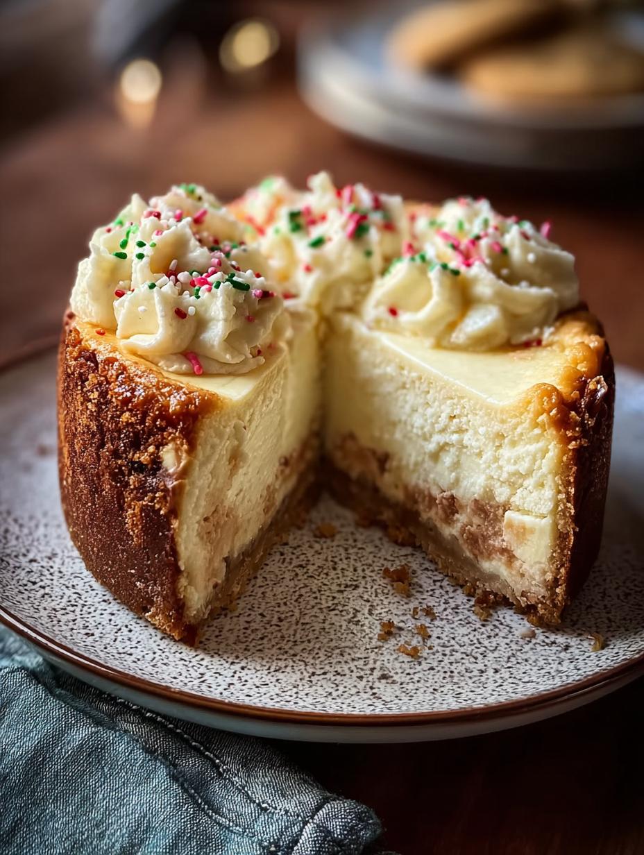 Sugar Cookie Cheesecake: 1 Incredible Dessert - Sugar Cookie Cheesecake Dessert - additional detail