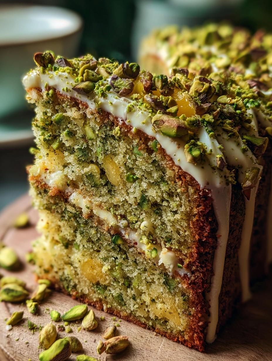 Tropical Pistachio Pineapple Cake: 1 Amazing Taste - Tropical Pistachio Pineapple Cake - additional detail