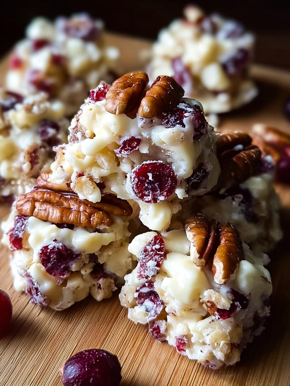 White Chocolate Cranberry Pecan Bliss: 15 Min Treat - White Chocolate Cranberry Pecan - main visual representation