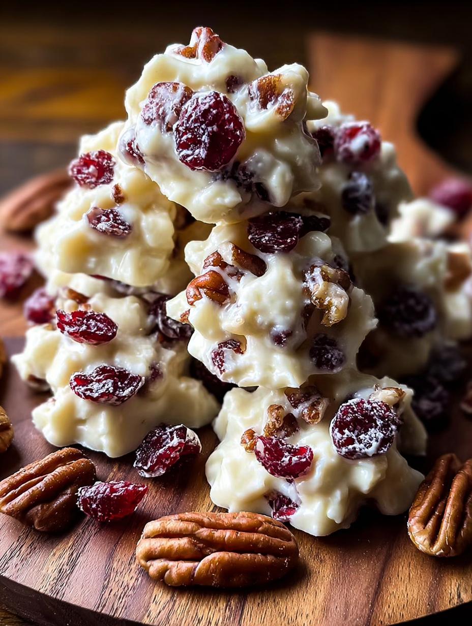 White Chocolate Cranberry Pecan Bliss: 15 Min Treat - White Chocolate Cranberry Pecan - additional detail