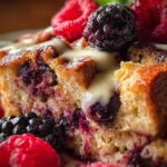 Wild Berry Bread Pudding