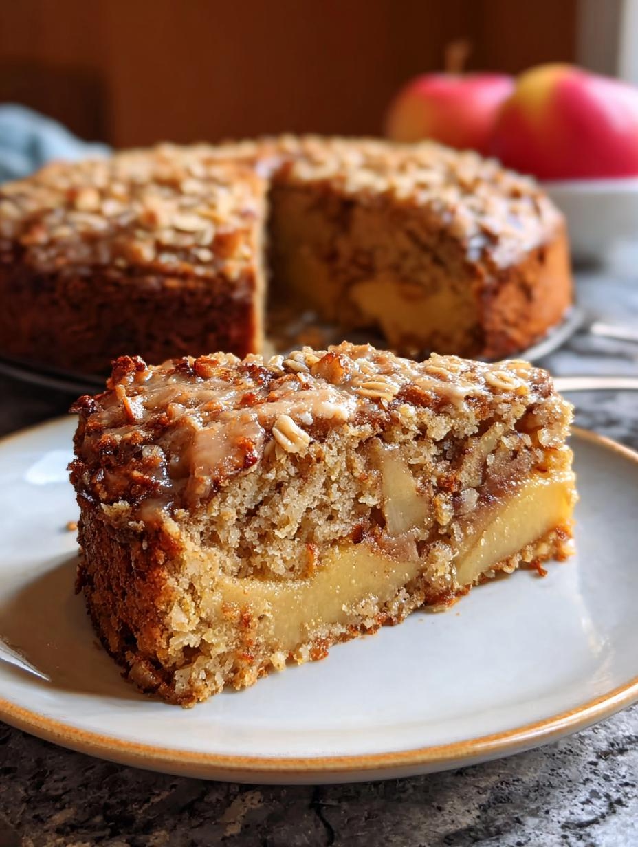 Apple Oatmeal Cake: Moist & Amazing Recipe - Apple Oatmeal Cake - additional detail