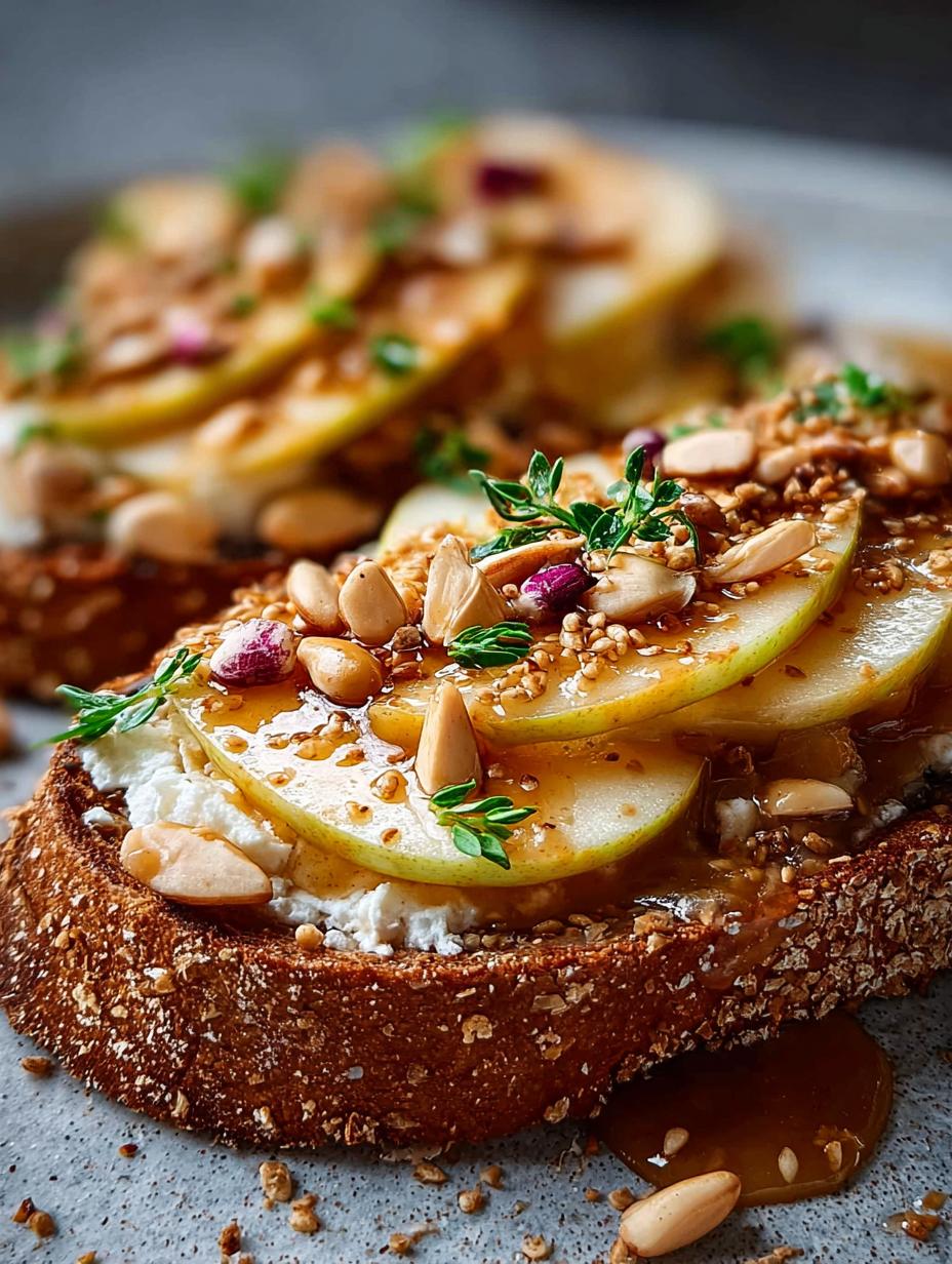 Apple Tahini Toast: 7 Reasons to Love This Healthy Delight 5 Apple Tahini Toast: 7 Reasons to Love This Healthy Delight - Apple Tahini Toast - main visual representation