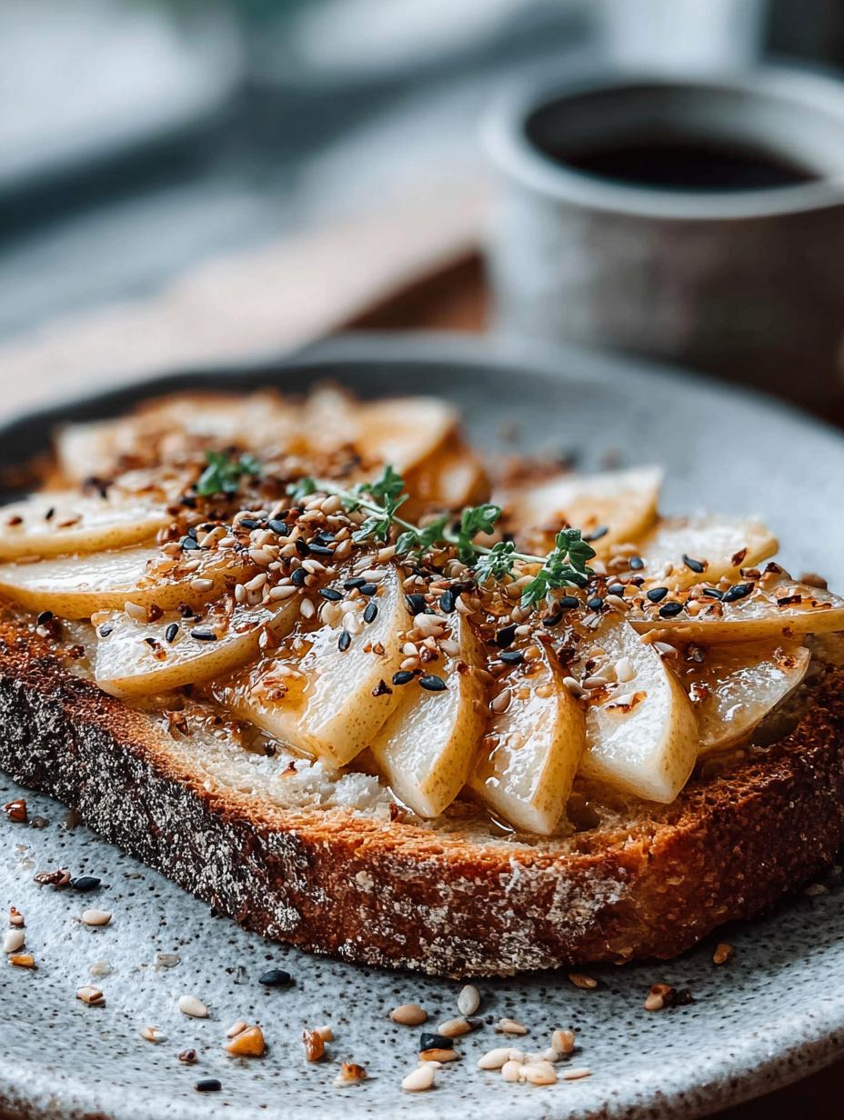 Apple Tahini Toast: 7 Reasons to Love This Healthy Delight 6 Apple Tahini Toast: 7 Reasons to Love This Healthy Delight - Apple Tahini Toast - additional detail