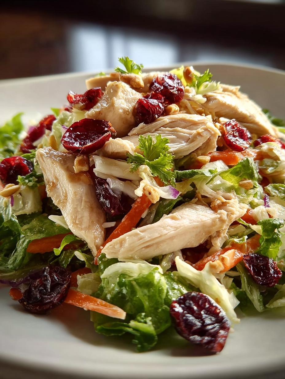 Asian Chicken Cranberry Salad: 7 Reasons to Try It Now 6 Asian Chicken Cranberry Salad: 7 Reasons to Try It Now - Asian Chicken Cranberry Salad - additional detail