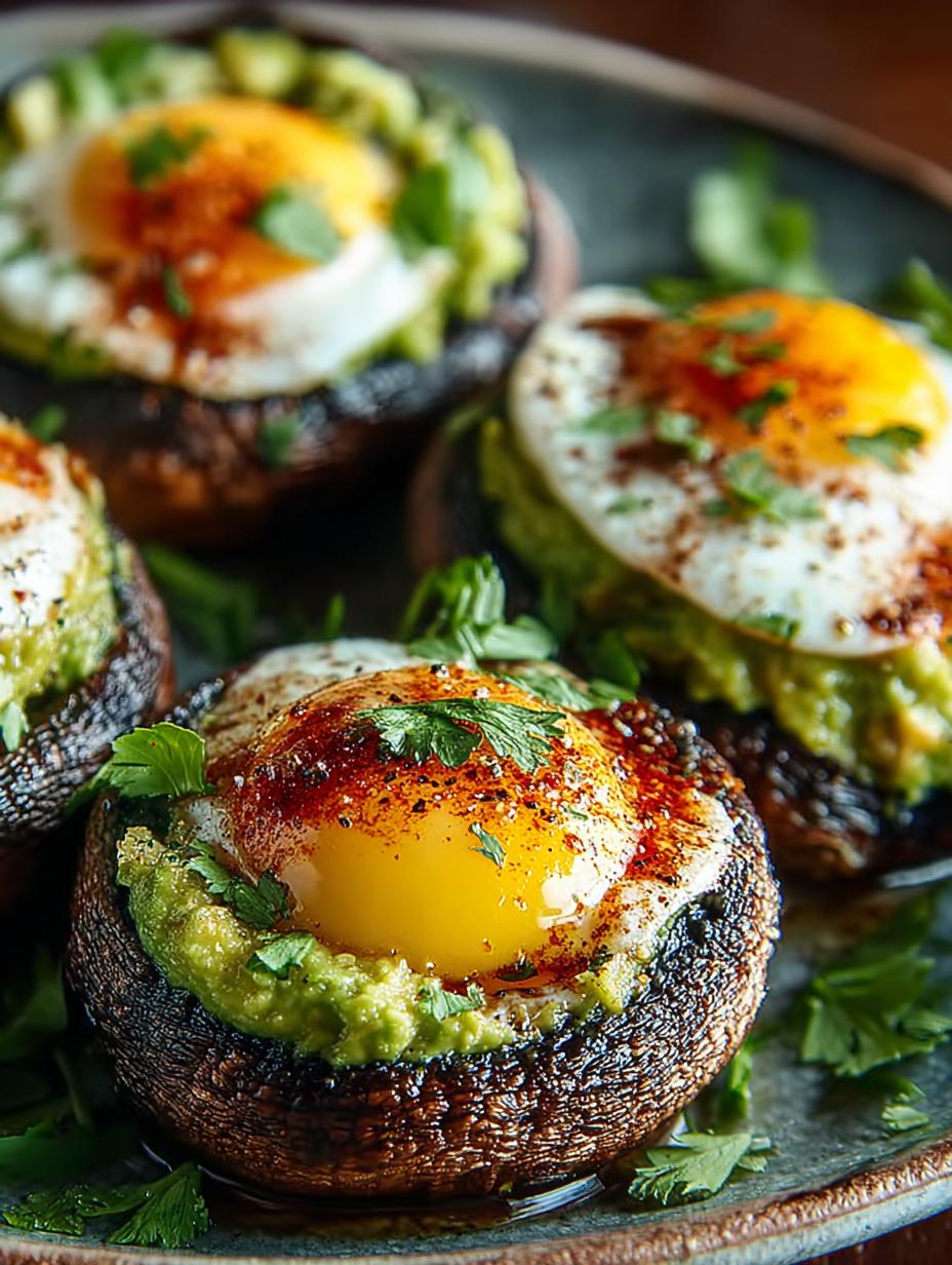 Avocado Egg Stuffed Mushrooms: 5 Reasons to Indulge - Avocado Egg Stuffed Mushrooms - main visual representation