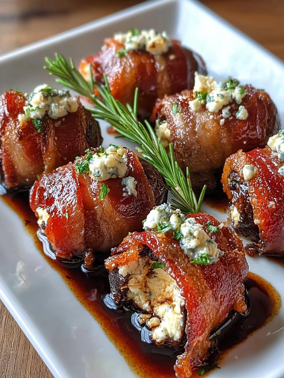 Bacon Wrapped Dates Goat