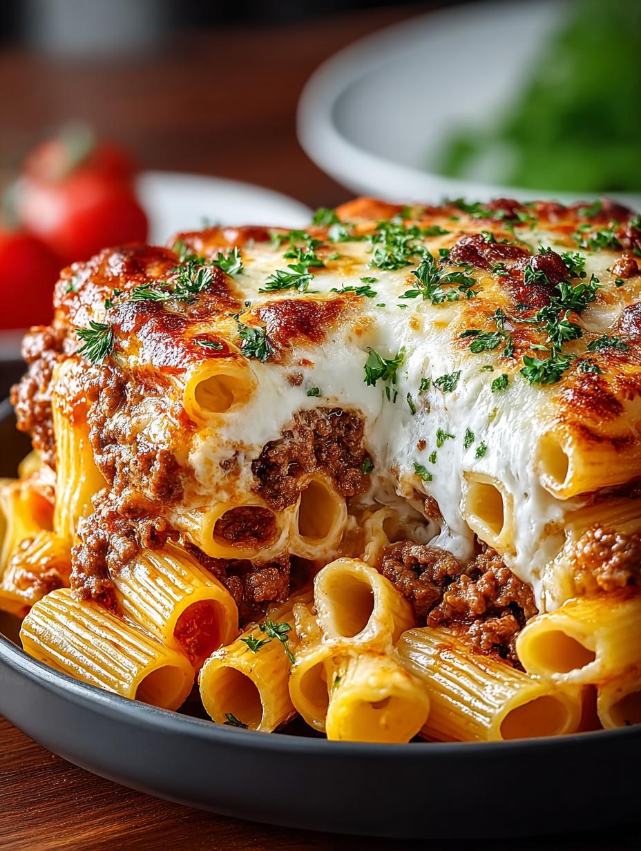 Baked Stuffed Rigatoni Beef: 7 Cheesy Comfort Dish Secrets - Baked Stuffed Rigatoni Beef - additional detail