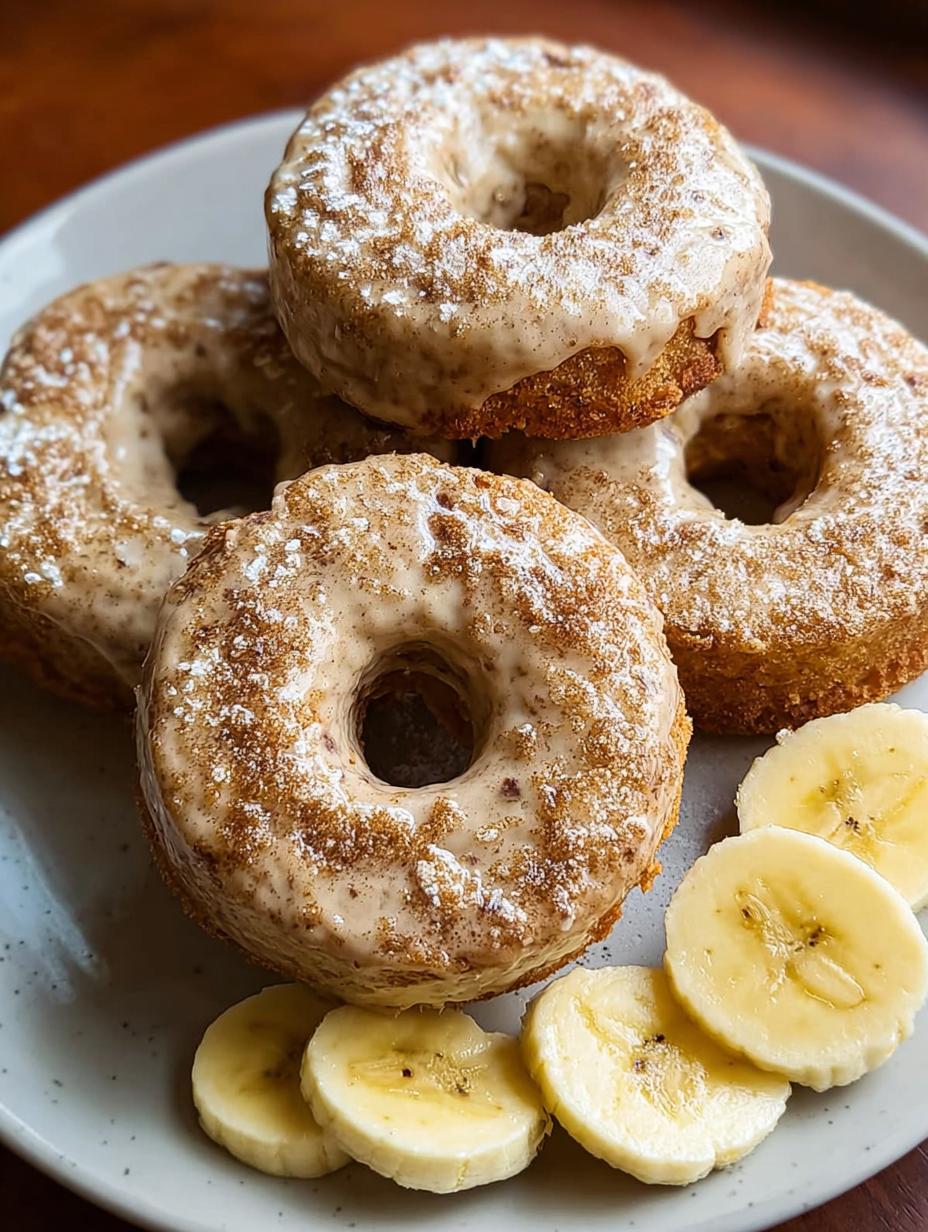 Banana Bread Donuts