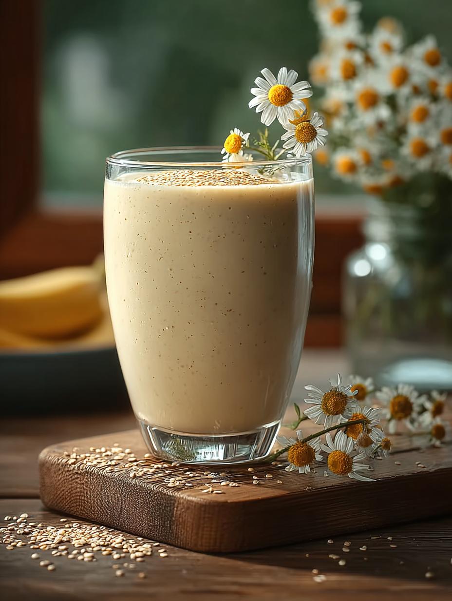 Delicious Banana Chamomile Tea Smoothie Recipe - Banana Chamomile Tea Smoothie - additional detail