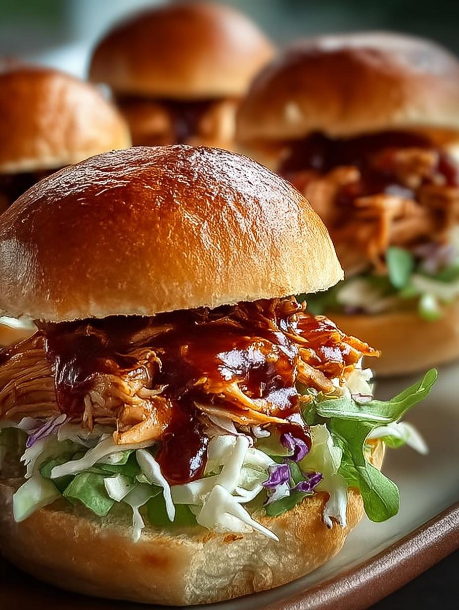 Bbq Chicken Sliders