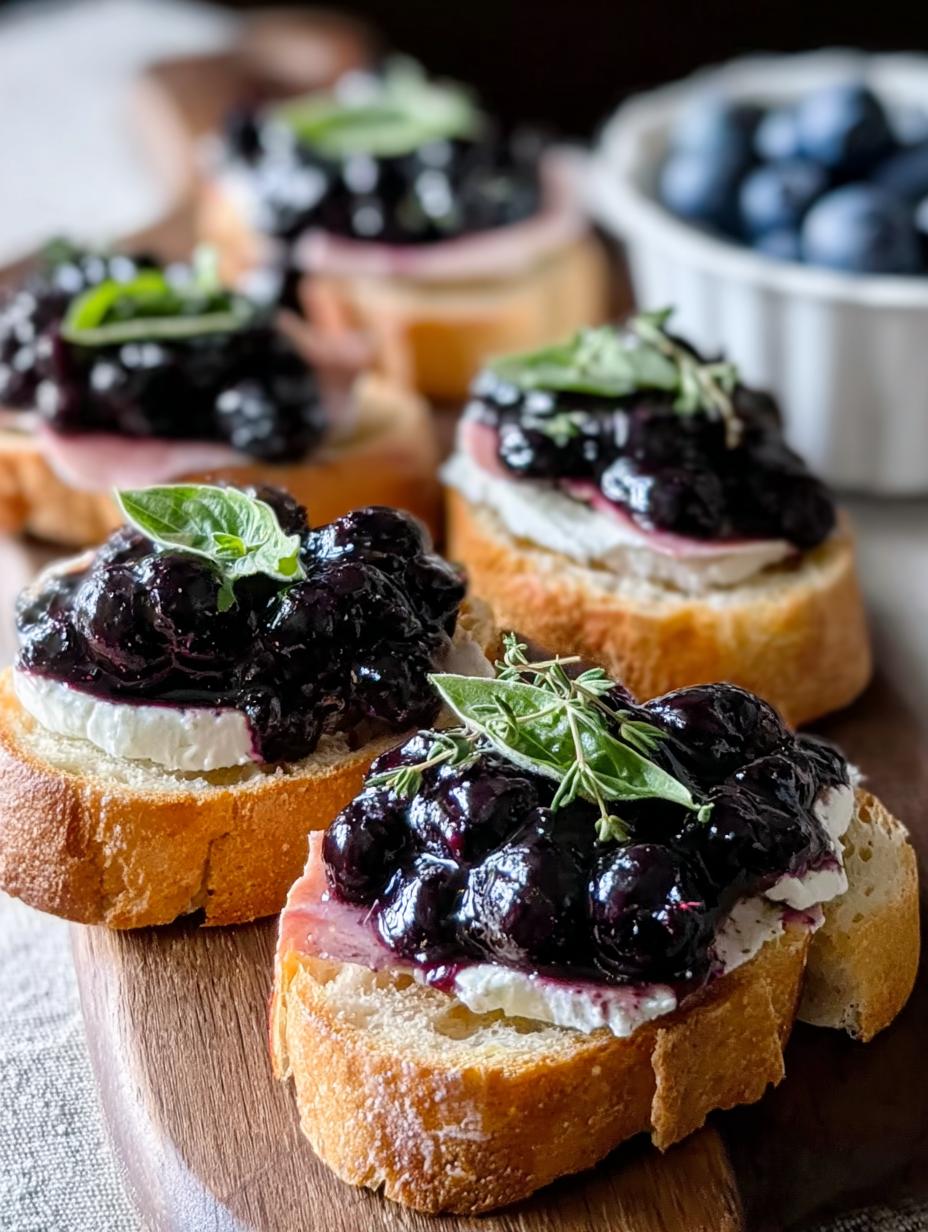 Blueberry Balsamic Goat Cheese