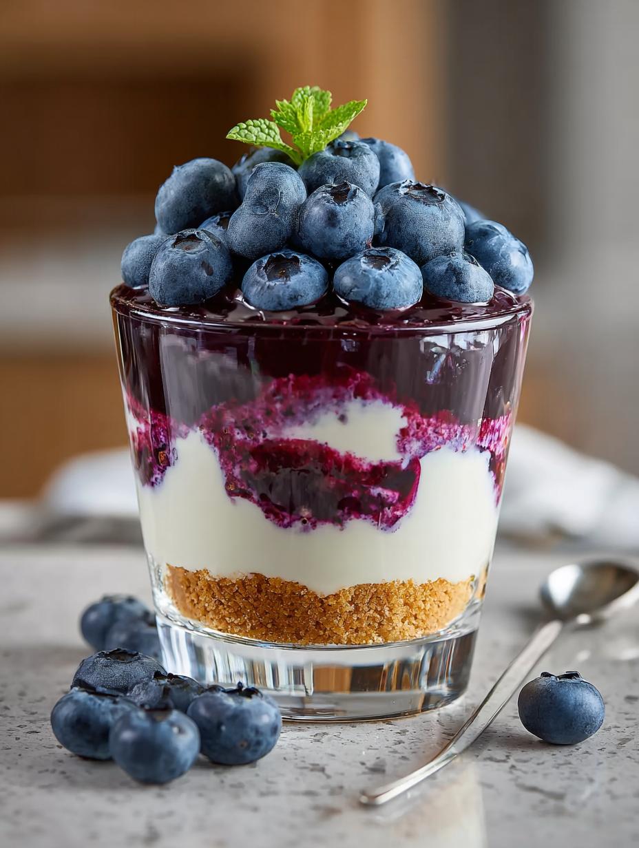 Blueberry Cheesecake Parfait
