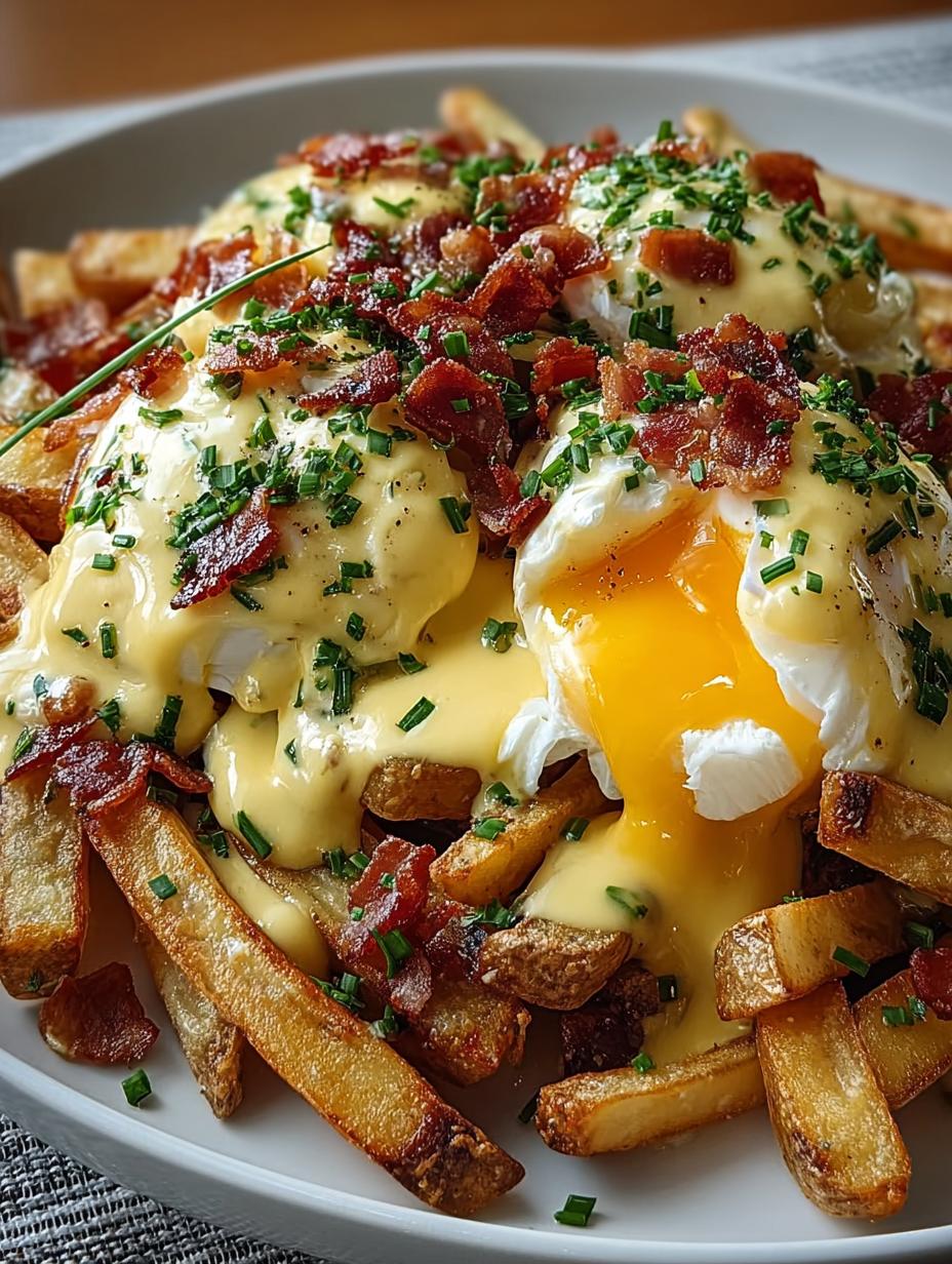 Breakfast Poutine with Hollandaise