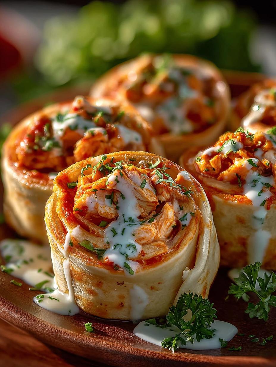 Delicious Buffalo Chicken Roll Ups for Game Day 6 Delicious Buffalo Chicken Roll Ups for Game Day - Buffalo Chicken Roll Ups - additional detail