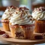 Butter Pecan Cupcakes with