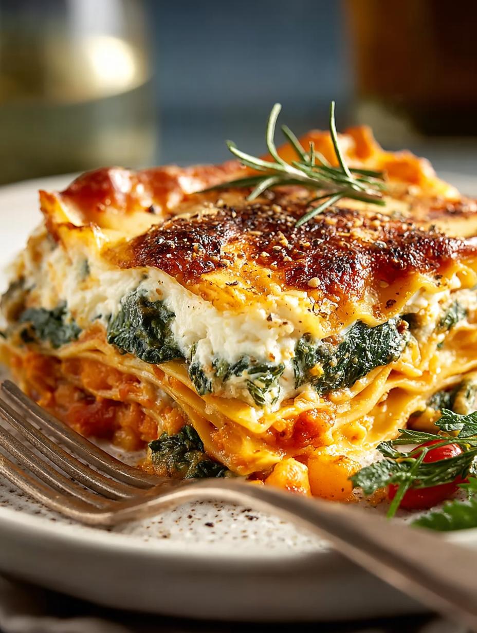 Butternut Squash Spinach Lasagna: 7 Comforting Layers 5 Butternut Squash Spinach Lasagna: 7 Comforting Layers - Butternut Squash Spinach Lasagna - main visual representation