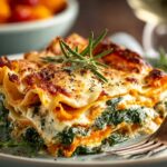 Butternut Squash Spinach Lasagna