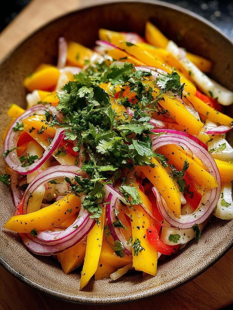 Celeriac Mango Guava Salad