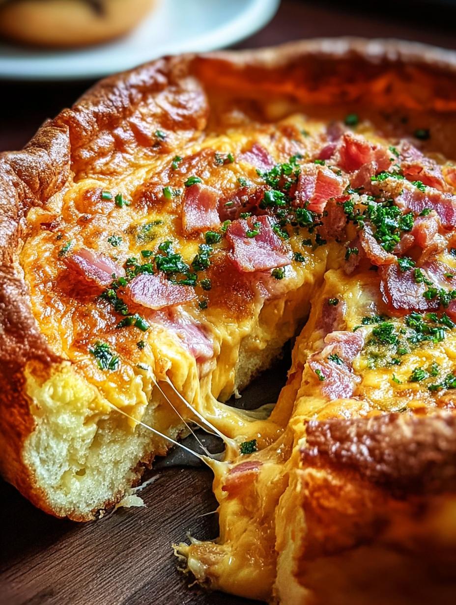 Perfect Cheddar Bacon Dutch Baby in 35 mins - Cheddar Bacon Dutch Baby - additional detail