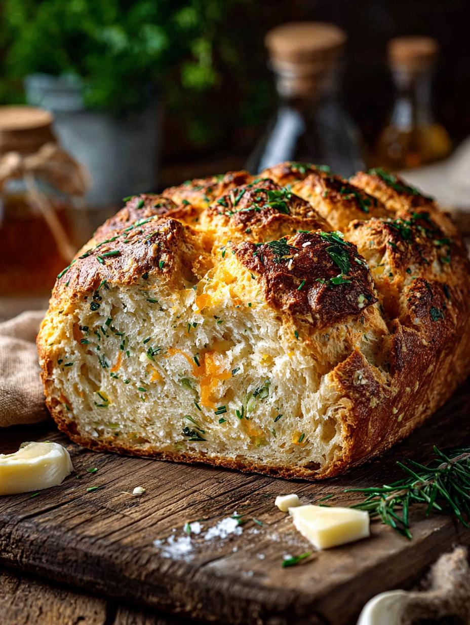 Savory Cheddar Herb Soda Bread: 5 Simple Steps 6 Savory Cheddar Herb Soda Bread: 5 Simple Steps - Cheddar Herb Soda Bread - additional detail