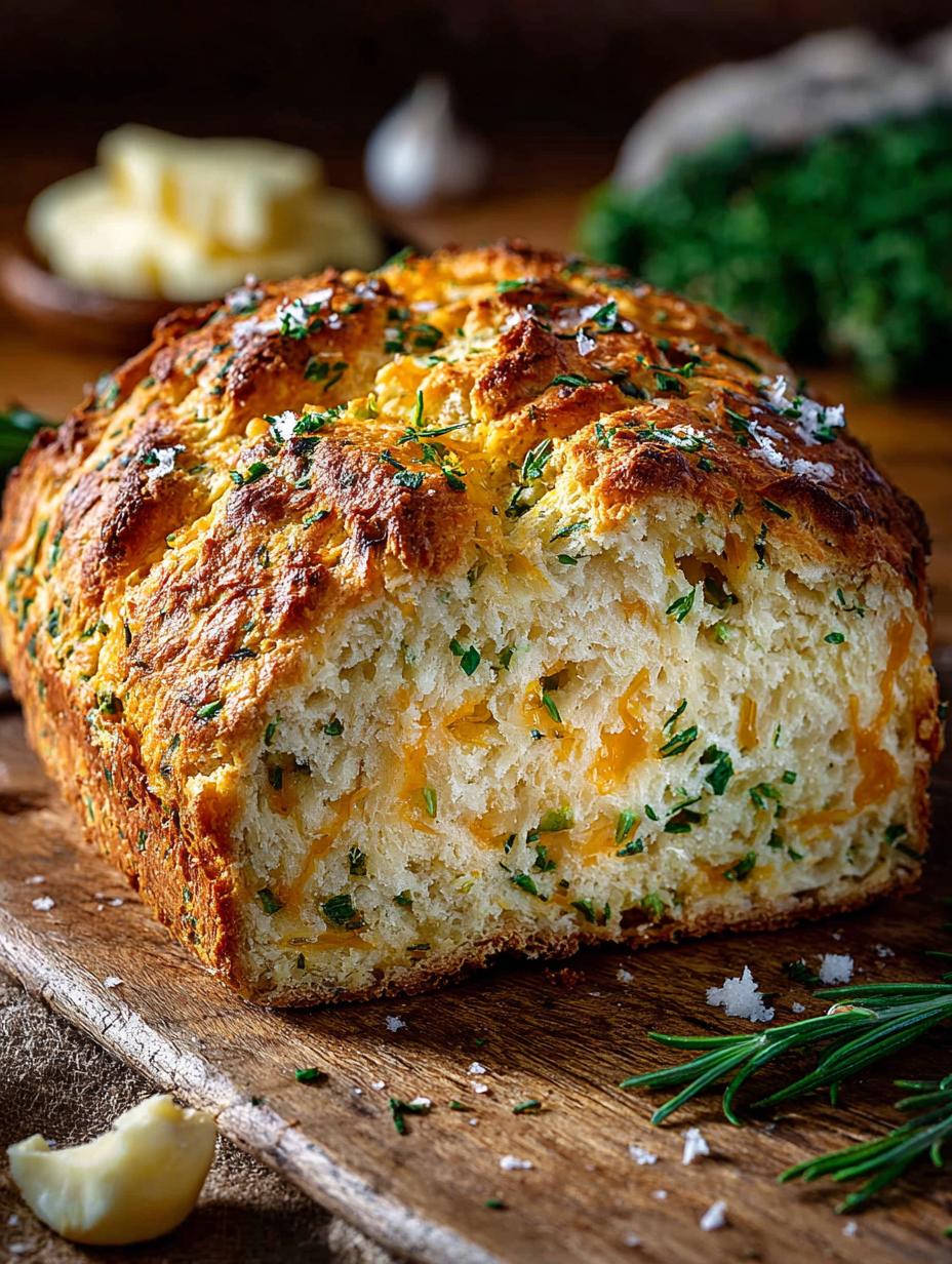 Cheddar Herb Soda Bread