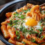 Cheesy Tteokbokki with Spicy