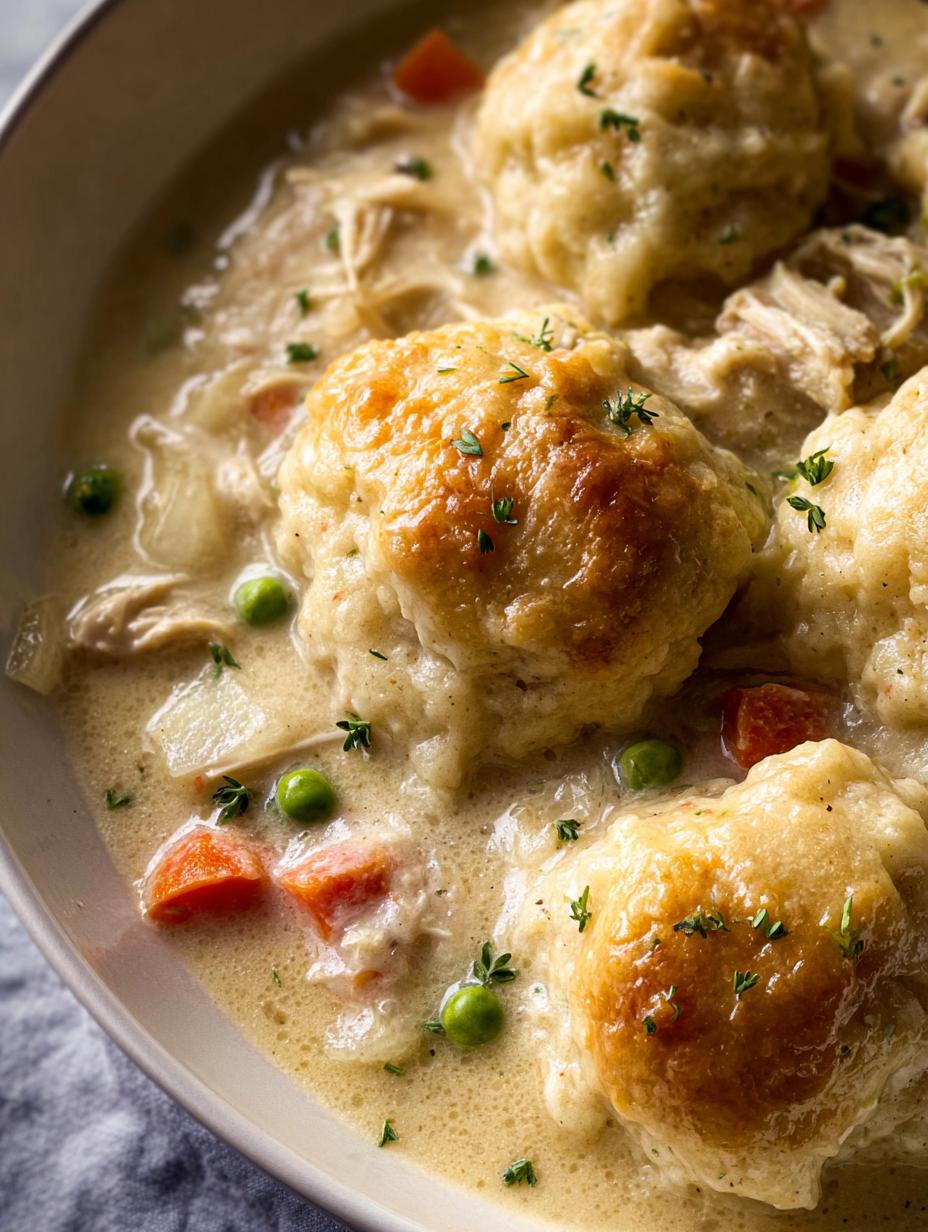 Chicken Biscuit Dumplings