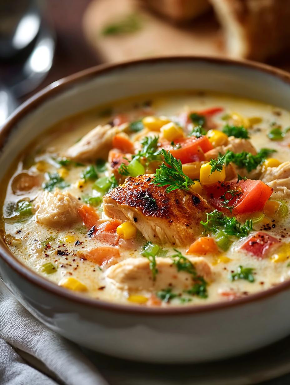 Chicken Corn Chowder: 7 Comforting Secrets for the Best Bowl 5 Chicken Corn Chowder: 7 Comforting Secrets for the Best Bowl - Chicken Corn Chowder - main visual representation