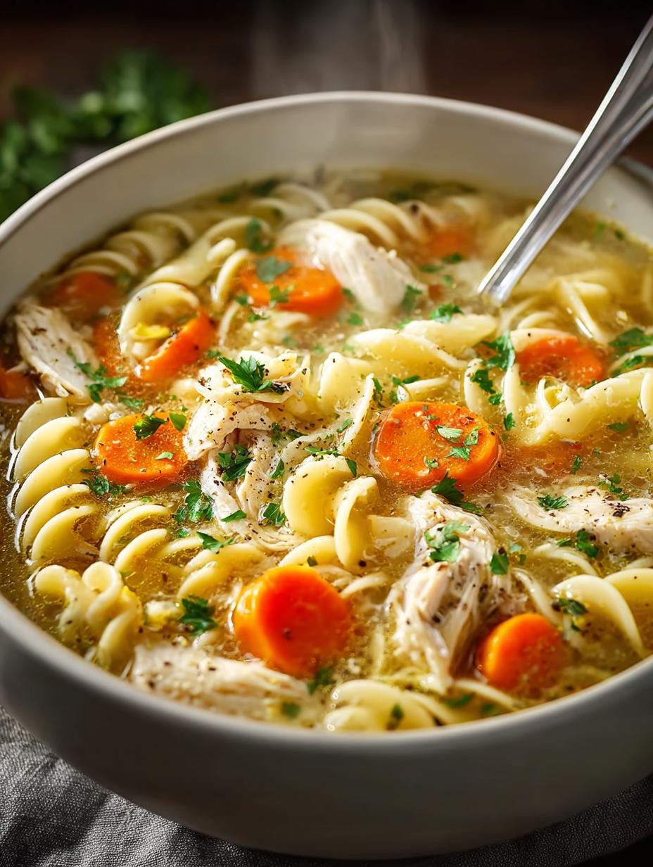 Chicken Noodle Soup Comfort for Ultimate Coziness 5 Chicken Noodle Soup Comfort for Ultimate Coziness - Chicken Noodle Soup Comfort - main visual representation