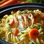 Chicken Noodles Crock Pot