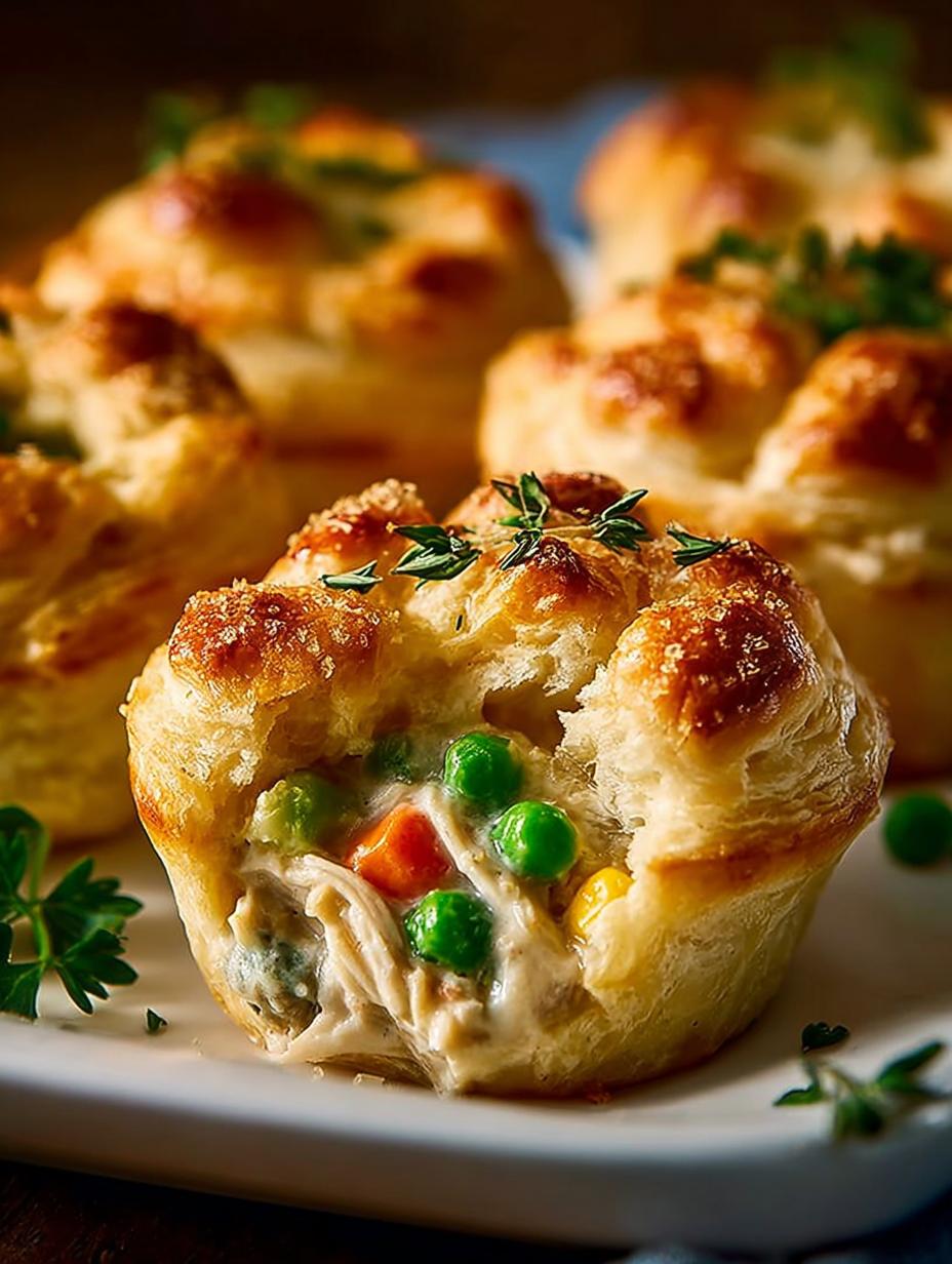 Chicken Pot Pie Bites: 12 Comforting Mini Delights - Chicken Pot Pie Bites - main visual representation
