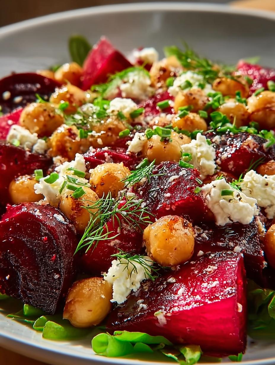Chickpea Beet Feta Salad: 5 Reasons to Love This Delightful Dish 5 Chickpea Beet Feta Salad: 5 Reasons to Love This Delightful Dish - Chickpea Beet Feta Salad - main visual representation