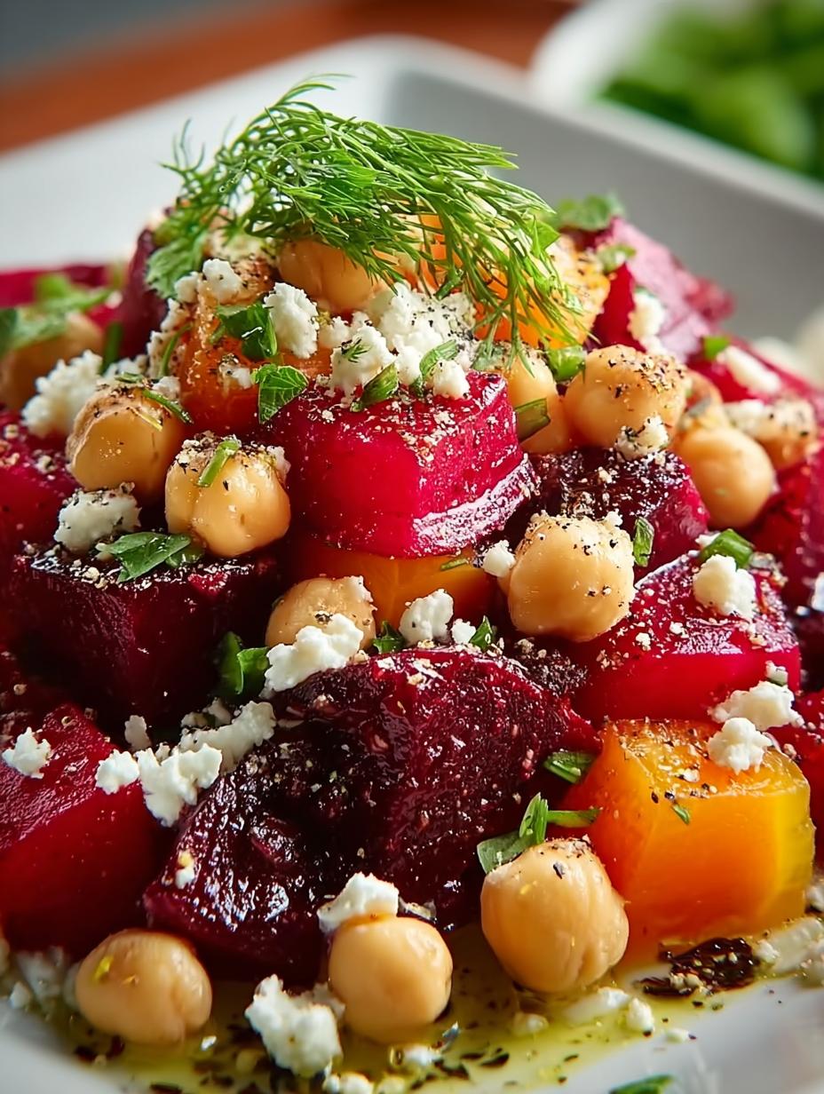 Chickpea Beet Feta Salad: 5 Reasons to Love This Delightful Dish - Chickpea Beet Feta Salad - additional detail