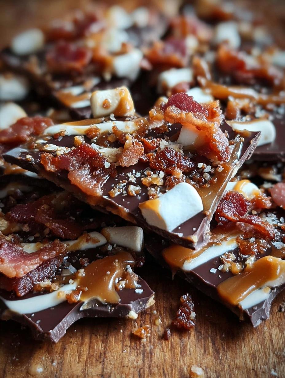 Amazing Chocolate Caramel Marshmallow Whiskey Bark 4 Ways - Chocolate Caramel Marshmallow Whiskey - main visual representation