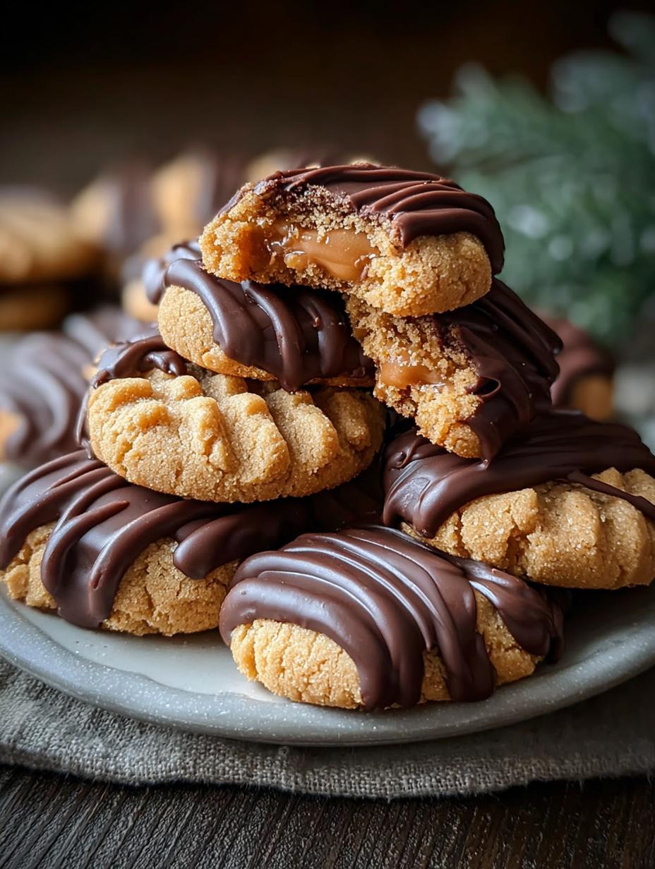 Amazing Chocolate Covered Peanut Butter Cookies: 20 Min Prep 5 Amazing Chocolate Covered Peanut Butter Cookies: 20 Min Prep - Chocolate Covered Peanut Butter - additional detail