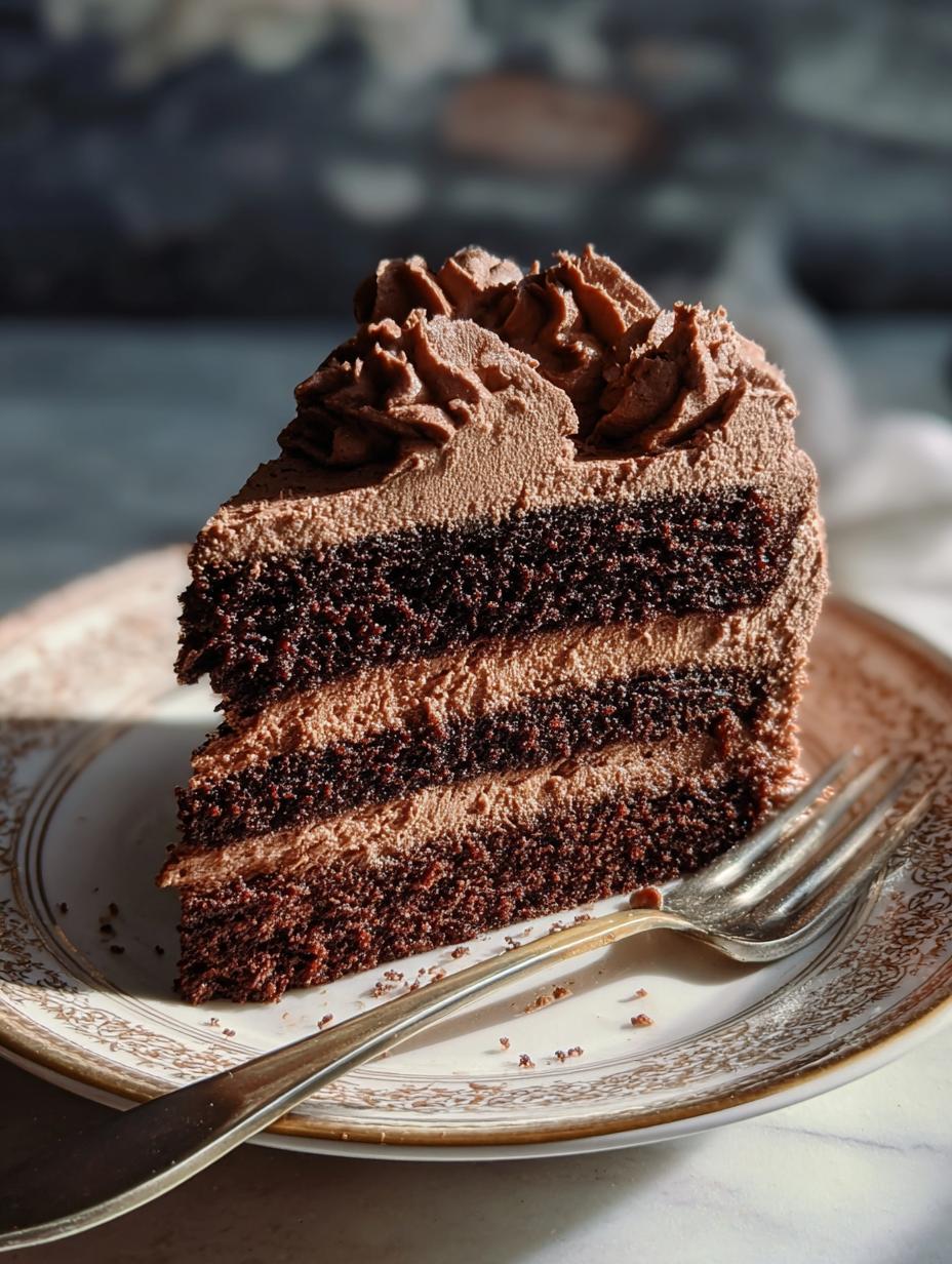 Delectable Chocolate Mayonnaise Cake: Pure Bliss - Chocolate Mayonnaise Cake - additional detail