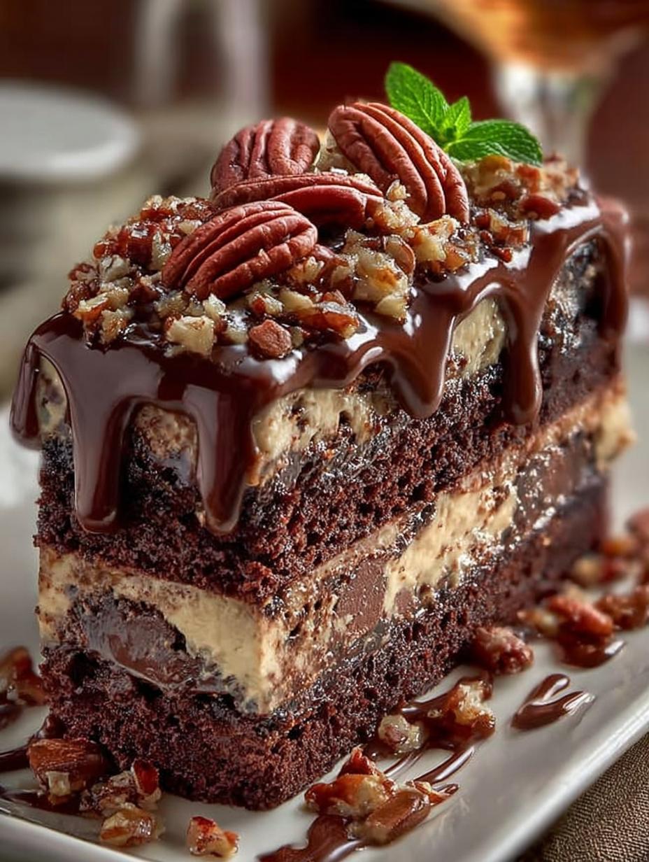 Chocolate Pecan Dream Cake: 5 Reasons to Indulge - Chocolate Pecan Dream Cake - additional detail
