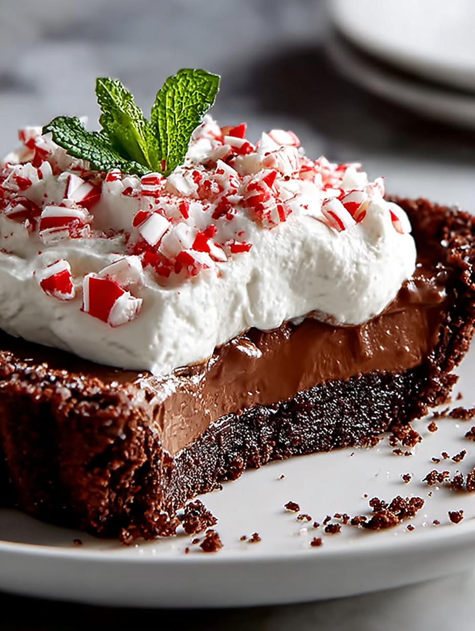 Decadent Chocolate Peppermint Pie for Holiday Cheer 5 Decadent Chocolate Peppermint Pie for Holiday Cheer - Chocolate Peppermint Pie - main visual representation